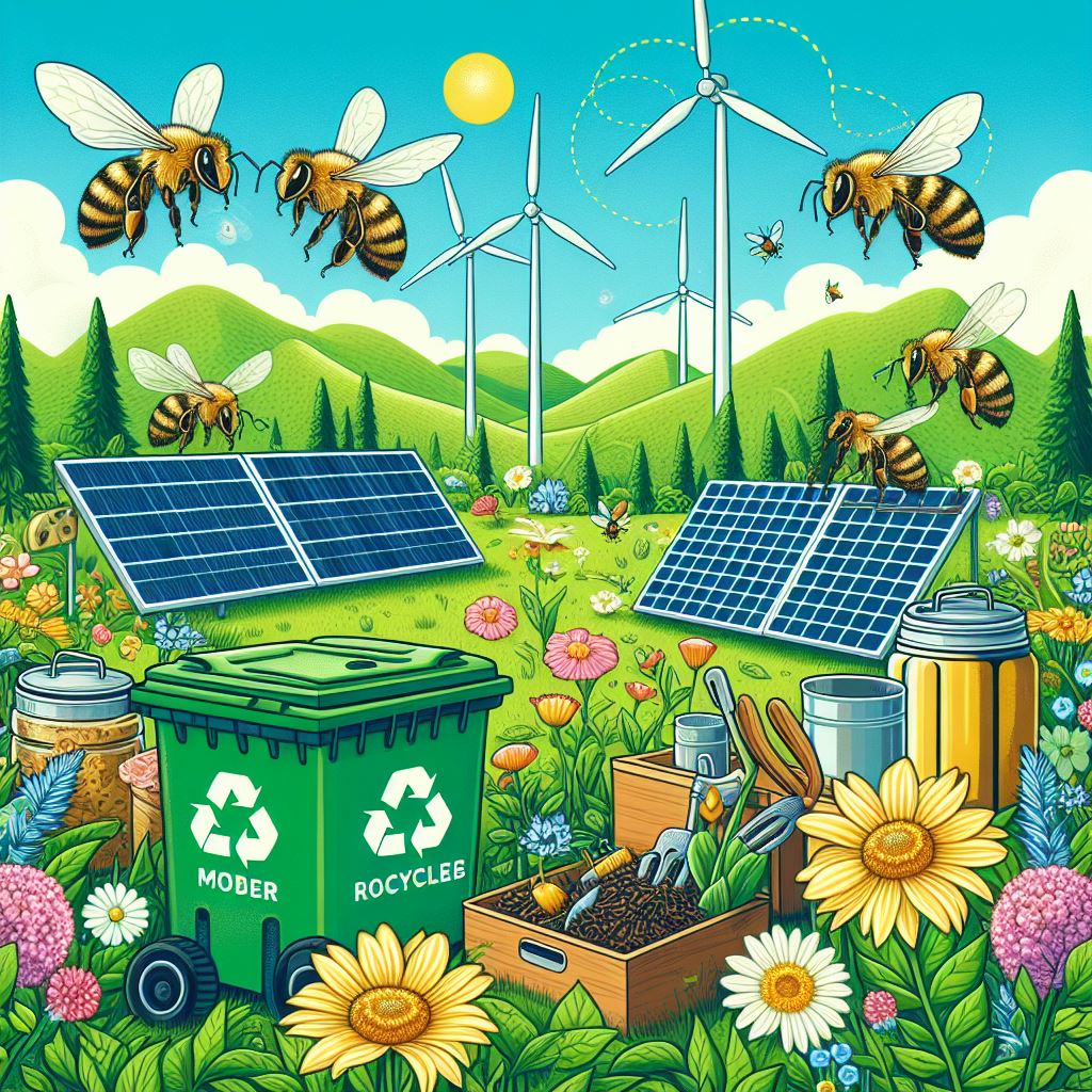 Bees teach us the importance of sustainability and ecological balance