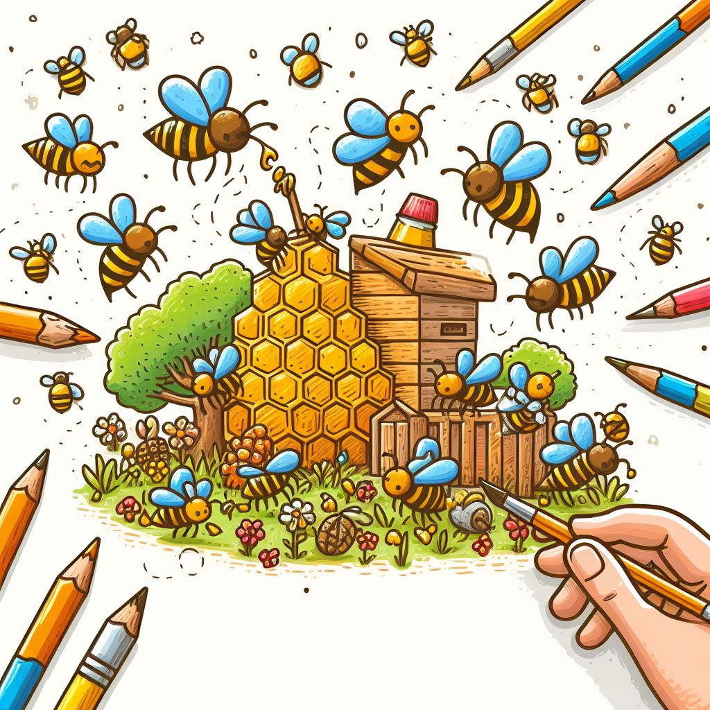 Bees effectively delegate tasks